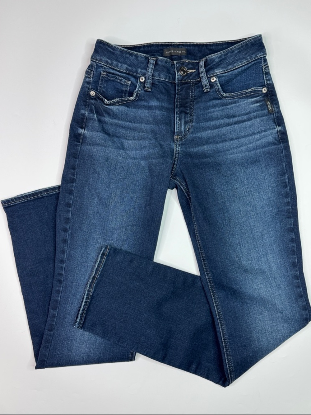 Silver Jeans Suki Straight Dark Wash Jeans Size 27x31